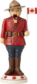 img 3 attached to 🍁 Enesco Jim Shore Heartwood Creek Canadian Mountie Nutcracker Figurine, 10.75 Inch, Multicolor - Christmas Around The World, On Guard for Thee