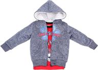 🐾 paw patrol sherpa lined hoodie & pawsome shirt set for nickelodeon toddler boys logo