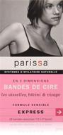 sensitive assorted sizes - parissa wax strips: 24 count for effective hair removal logo