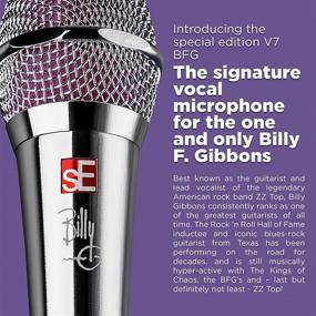 img 3 attached to 🎙️ SE Electronics V7 Billy F. Gibbons Signature Dynamic Mic 🎙️ SE Electronics V7 микрофон с динамическим диапазоном подписи Billy F. Gibbons