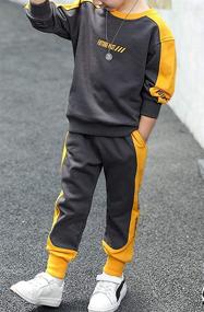 img 2 attached to Hip Hop Fashion Tracksuits Sweatshirt Pullover Boys' Clothing