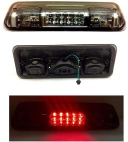 img 1 attached to 🚨 Повысьте безопасность и стиль с SPPC Smoke LED 3-м светом стоп-сигнала для Ford F-150 - модернизация заднего габарита