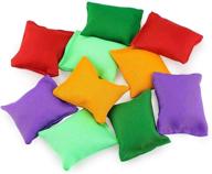 🌈 enhance your bean bag toss game with hslife 20 pack colorful nylon bean bags logo