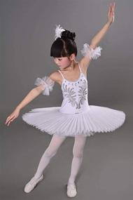 img 1 attached to WENDYWU Organdy Platter Performance Leotard Sports & Fitness in Other Sports