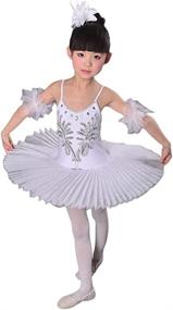 img 4 attached to WENDYWU Organdy Platter Performance Leotard Sports & Fitness in Other Sports