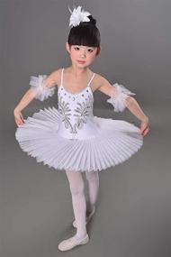 img 3 attached to WENDYWU Organdy Platter Performance Leotard Sports & Fitness in Other Sports