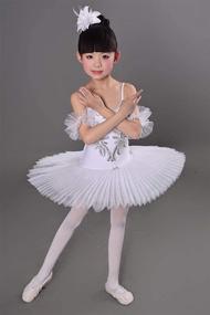 img 2 attached to WENDYWU Organdy Platter Performance Leotard Sports & Fitness in Other Sports