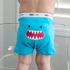 img 1 attached to 👕 Organic Colorful Chompers Boys' Clothing and Underwear by ZOOCCHINI – Perfect for Toddlers