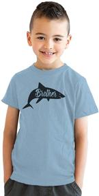 img 4 attached to 🦈 Unleash Fun in the Sun with the Youth Brother Shark Tshirt for Kids!