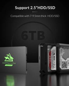 img 2 attached to 📦 Yottamaster 2.5" Корпус жесткого диска: USB 3.1 Gen 1 к SATA III 6Gbps - Без инструментов и поддержка UASP