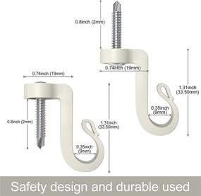 img 3 attached to Q Hanger Screws，Home Christmas Widthwise 22 Pieces