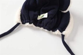 img 1 attached to 👶 LLmoway Baby Kid Winter Earflap Hat Soft Sherpa Bonnet Beanie Cap | Boys Girls