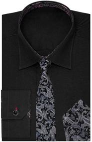 img 1 attached to Dan Smith Fashion Necktie Cufflinks Boys' Jewelry