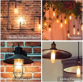 img 2 attached to 🔌 Simba Lighting Filament Equivalent Decorative Industrial Electrical: Bringing Vintage Charm to Modern Spaces