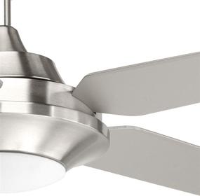 img 2 attached to 💨 Progress Lighting AirPro Signature Plus II Nickel Ceiling Fan with 5 Blades – P2539-0930K