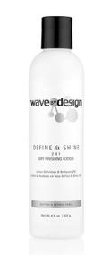 img 2 attached to Design Essentials 2-in-1 Dry Finishing Lotion for Waves, Curls, and Texturized Styles - Wave By Design Collection, 8oz.