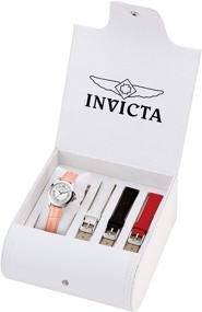 img 1 attached to Invicta Women's 12544 Angel Швейцарский кварцевый розовый аналоговый часы