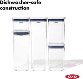 img 2 attached to 📦 OXO Good Grips 5-Piece POP Containers for Organized Storage