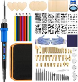 img 4 attached to Professional Adjustable Temperature 392°F 932°F Woodburning