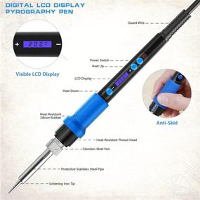 img 3 attached to Professional Adjustable Temperature 392°F 932°F Woodburning