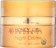 🍯 honey girl organics night cream, anti-aging & moisturizer, 1.75 oz logo