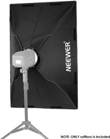 img 1 attached to 📸 Neewer 23.6 x 35.4-Inch Rectangular Softbox with Bowens Mount for Canon Nikon 300w 400W 600w 800W 1000w Studio Flash - Portable