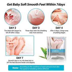 img 2 attached to Маска для ног Baby Soft Foot Peel - 👶 Получите гладкую кожу и естественное восстановление шероховатых пяток!