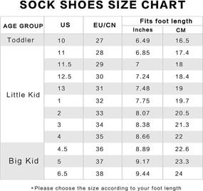 img 3 attached to Santiro Kids Sneakers Boys Sock Shoes Girls Slip On Breathable Fashion Lightweight Running Shoes