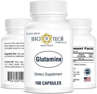 biotech pharmacal glutamine 100 count logo