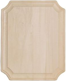img 1 attached to 🎨 Walnut Hollow 8x10 Basswood French Corner Wide Edge Plaque - Exceptional Craftsmanship for Home Décor