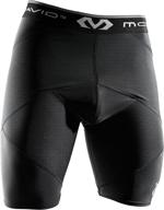 💪 enhance performance and protect hips: mcdavid super cross compression short with hip spica logo