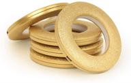 🪶 set of 32 curtain grommets - dess curtain eyelet rings (inner diameter 1-9/16&#34;) 40mm - nanoscale roman ring (gold) for quiet and efficient operation logo