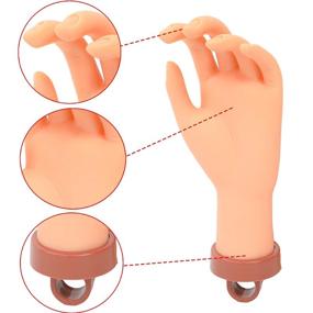 img 2 attached to 🖐️ Versatile Nude Practice Hand: Perfect for Acrylic Nails, Nail Art, and DIY Training