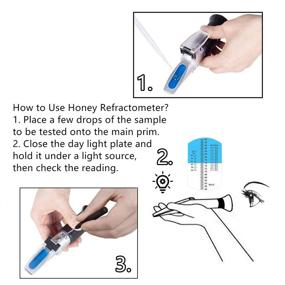 img 1 attached to ZffXH Refractometer Moisture Hydrometer Beekeeping