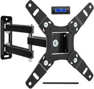 📺 juststone swivel tilt tv wall mount - full motion bracket for 13-45 inch led lcd flat curved screen tvs & monitors logo