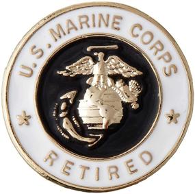 img 1 attached to 🦅 Premium EagleEmblems Mini USMC Retired PIN (5/8'') - A Proud Symbol for Veterans