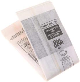 img 1 attached to 🧹 Dirt Devil Genuine Type U 3-Pack Vacuum Bags - 3920047001, White