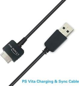 img 2 attached to 🔌 iKNOWTECH 2-in-1 USB Charger Cable for Sony PS Vita - Data Sync and Charge Lead