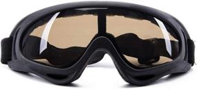 img 4 attached to Motorcycle Goggles Snowboard Anti UV Anti Fog