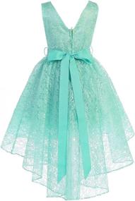 img 2 attached to 👗 Sparkling Rhinestone Pageant Dress for Girls' - Floral Embellished Light Clothing and Dresses