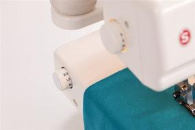 img 1 attached to 🧵 SINGER Professional 14T968DC Serger Overlock: 2-3-4-5 Stitch Capability, 1300 Stitches per Minute - Sewing Made Easy in White