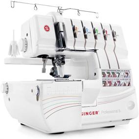 img 4 attached to 🧵 SINGER Professional 14T968DC Serger Overlock: 2-3-4-5 Stitch Capability, 1300 Stitches per Minute - Sewing Made Easy in White