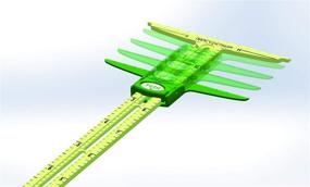 img 2 attached to Clover Supersize 5-in-1 Sliding Gauge: Versatile Measurements for Every Sewing Project