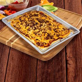 img 2 attached to 🍪 Norpro Aluminum 3274 Jelly Roll Baking Sheet - 13" x 9.5" x 1" - Durable and Versatile Baking Pan