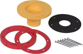 img 4 attached to OATEY 43401 Set-Rite Toilet Flange Extender 🚽 Kit, 1/4 to 1 inch, Red and Yellow