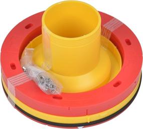 img 1 attached to OATEY 43401 Set-Rite Toilet Flange Extender 🚽 Kit, 1/4 to 1 inch, Red and Yellow