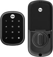 yale assure lock sl - keyless touchscreen door lock in black логотип