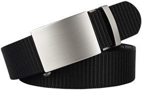 img 1 attached to Drizzte 67Inch Automatic Ratchet Buckle Men's Accessories