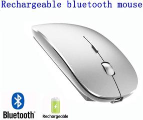 img 3 attached to 🔗 Повышенная связь: Bluetooth-клавиатура и мышь для iPad и iPhone - совместимость с iPadOS 13 / iOS 13 и выше (Серебро)