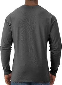 img 2 attached to Jerzees Long Sleeve T Shirt Black Large - Men's Clothing T-Shirts & Tanks